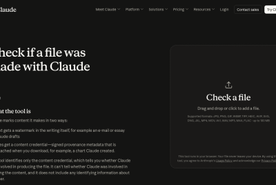Anthropic Content Checker Tool